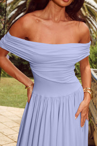 MANALLA MAXI DRESS - PERIWINKLE