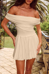 MANALLA MINI DRESS - STONE