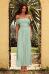 MANALLA MAXI DRESS - SAGE