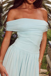 MANALLA MAXI DRESS - SKY BLUE