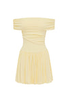 MANALLA MINI DRESS - LEMON