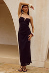 MARIANNA MIDI DRESS - BLACK