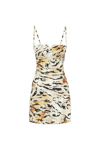 MARRIANNE MINI DRESS - KANTINA PRINT