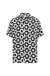 MASON SHIRT - BLACK BRANDON