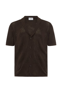 MAVERICK KNIT TOP - CHOCOLATE