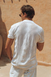 MAVERICK KNIT TOP - WHITE