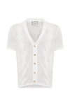 MAVERICK KNIT TOP - WHITE