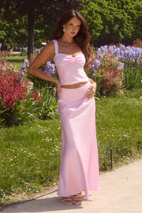 MEDINA MAXI SKIRT - MUSK