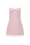 MEDINA STRAPLESS MINI DRESS - MUSK