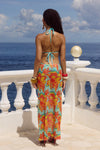 MIAMI MAXI SKIRT - DIAZ AQUA