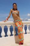MIAMI MAXI SKIRT - DIAZ AQUA