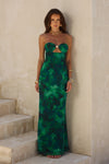 MIDALI MAXI DRESS - CALISTA GREEN