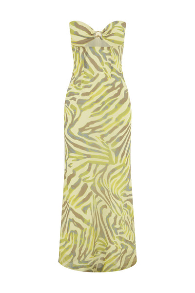 MIDAL MAXI DRESS - SIVELLA PRINT