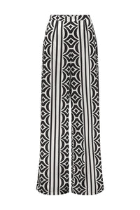 MILANI RELAXED SATIN PANT - ALARA BLACK