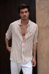 MILES SHIRT - KHAKI MULTI