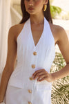 MILLY MINI DRESS - WHITE