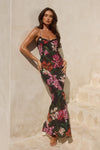 MONET MAXI DRESS - CATARINA BLACK