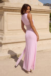 NAELLE ONE SHOULDER MAXI DRESS - MUSK