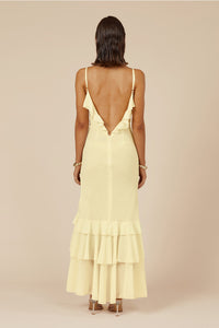 NAMARI MAXI DRESS - LEMON