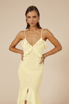 NAMARI MAXI DRESS - LEMON