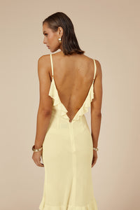 NAMARI MAXI DRESS - LEMON