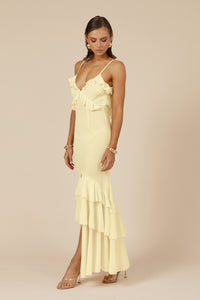 NAMARI MAXI DRESS - LEMON