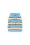 NATALIE MINI SKIRT - BLUE MULTI