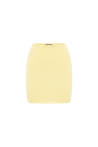 NELLIE MINI SKIRT - LEMON