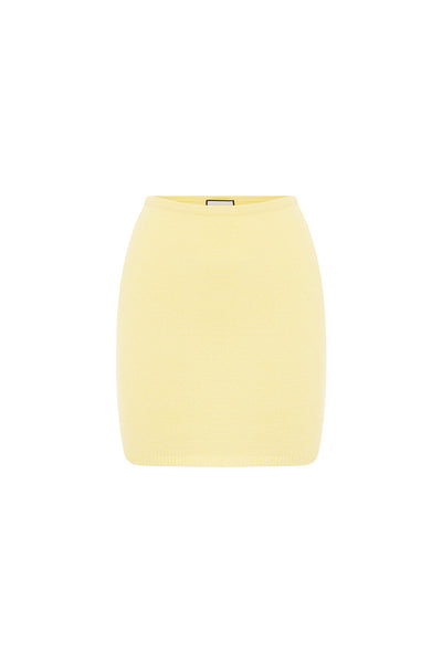 NELLIE MINI SKIRT - LEMON