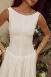 NEVAH MAXI DRESS - WHITE