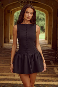 NEVAH MINI DRESS - BLACK