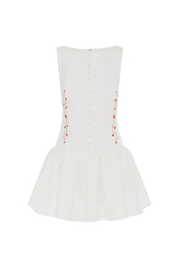 NEVAH MINI DRESS - WHITE