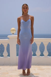 NIYAH MAXI DRESS - ICE BLUE OMBRE