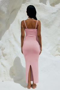 NORMANI MIDI DRESS - PINK