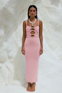 NORMANI MIDI DRESS - PINK