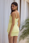 NORRIE MINI SKIRT - LEMON