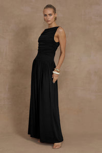 NALLA MAXI DRESS - BLACK