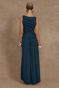 NALLA MAXI DRESS - STEEL