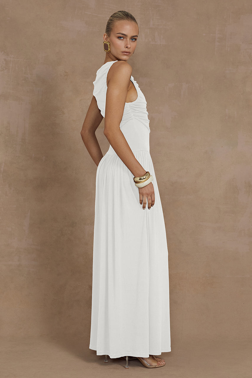 NALLA MAXI DRESS - WHITE