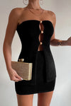 NELLIE MINI SKIRT - BLACK