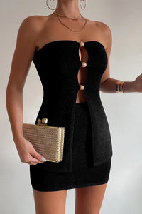 NELLIE MINI SKIRT - BLACK