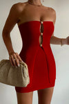 NELLIE MINI SKIRT - RED
