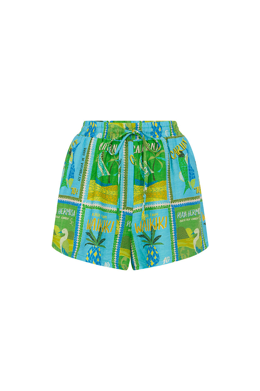 OCTAVIA SHORT - ALOHA AQUA