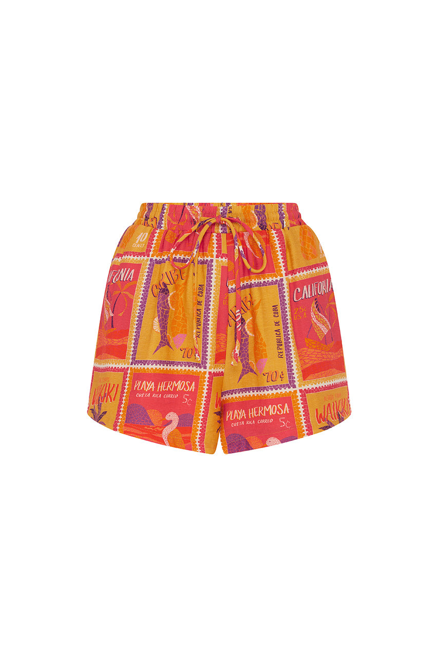 OCTAVIA SHORT - ALOHA ORANGE