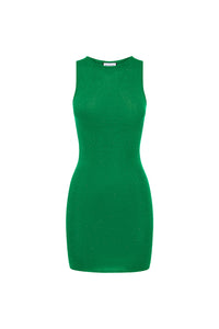 ODESSA MINI DRESS - EMERALD