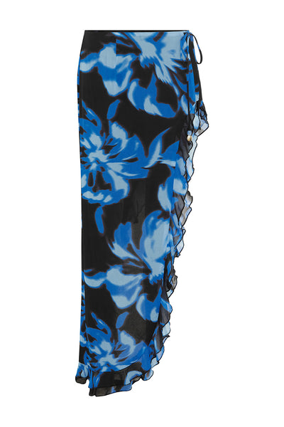 OLIMPIA MAXI SKIRT - AGAVE BLUE