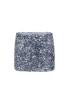 ORION SEQUIN MINI SKIRT - STEEL