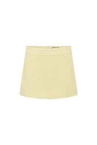 ORLA TAILORED MINI SKIRT - BUTTER