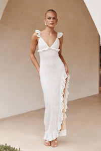 ORLEAN MAXI DRESS - WHITE