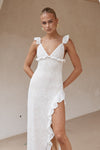 ORLEAN MAXI DRESS - WHITE